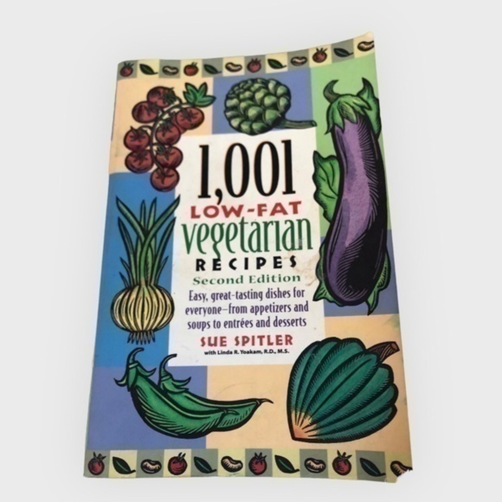 1,001 Low-Fat Vegetarian Recipes: Easy, Great-Tasting Dishes for Everyone